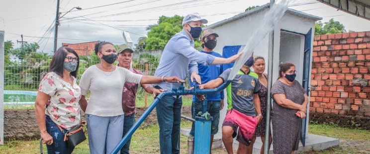 Entrega de Sistema Simplificado de Abastecimento de Água na comunidade do Gapara