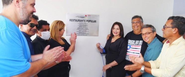 Governador Flávio Dino entregou mais um Restaurante Popular ampliando a segurança alimentar na região (Foto: Handson Chagas)