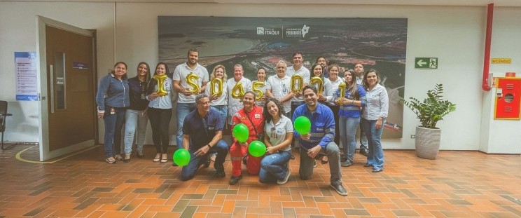 Equipe EMAP celebra a nova certificação: ISO45001