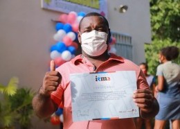 Cerca de 70 jovens e adultos do povoado quilombola Santa Rosa em Itapecuru-Mirim foram certificados