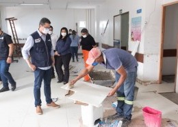 Vistoria às obras da Maternidade Benedito Leite. (Foto: Ilano Lima)