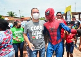Secretário Rogério Cafeteira acompanha as atividades da Sedel promovidas em Coroatá
