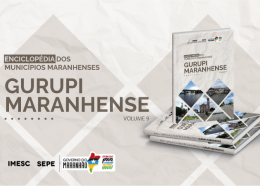 Enciclopédia dos Municípios Maranhenses com o tema Região de Desenvolvimento do Gurupi Maranhense
