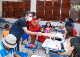 Governo promove vacinação de crianças na Cidade Olímpica
